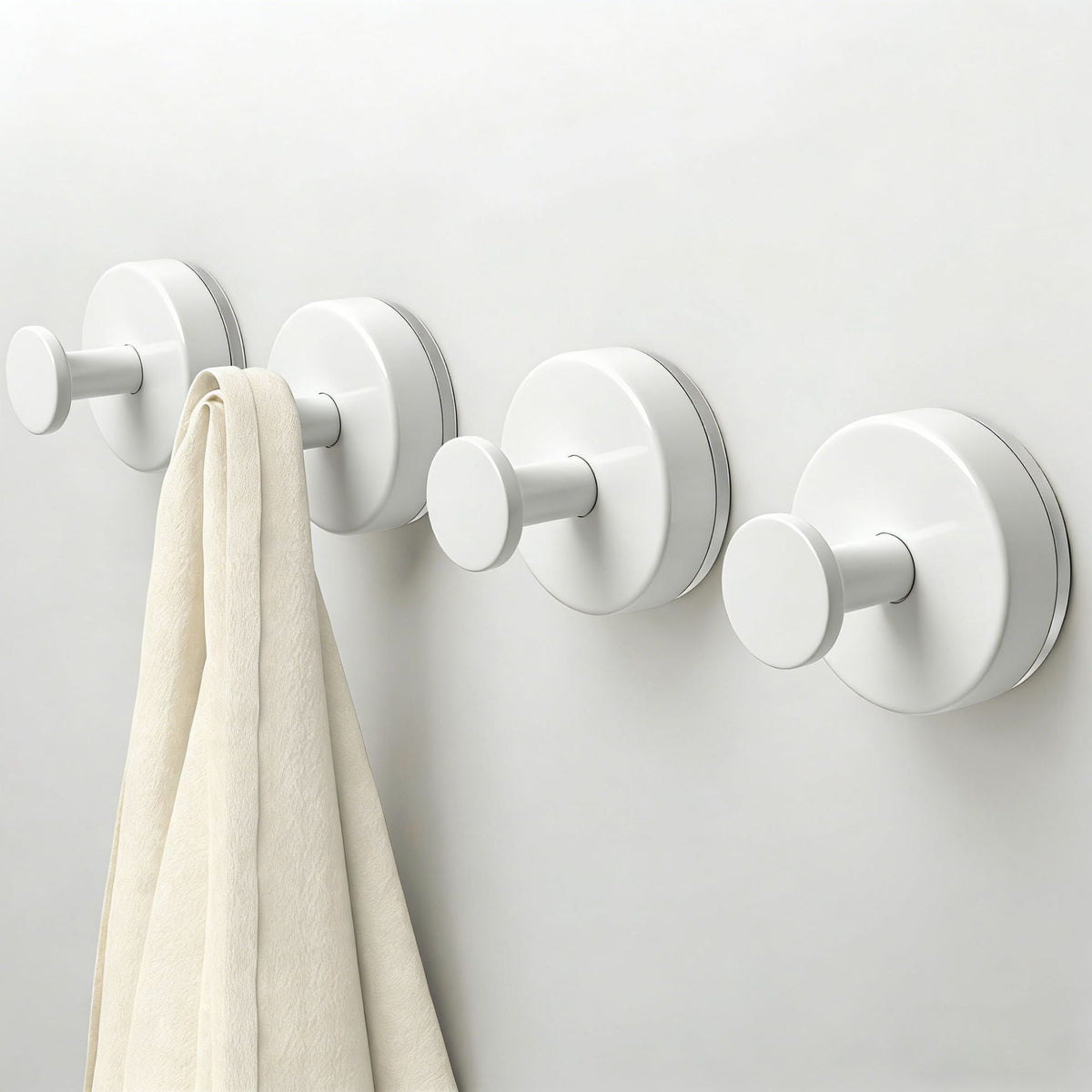 LinenLuma No-Drill Suction Hooks